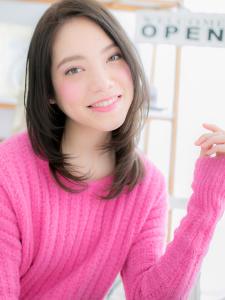 前下がり黒髪シアーグレージュ小顔ワンカール　ヘルシースタイル - mod's hair【モッズヘア】越谷/越谷西口店掲載