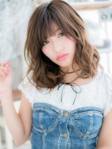 バレイヤージュ外国人風小顔鎖骨ミディアム　アッシュオリーブ - mod's hair【モッズヘア】越谷/越谷西口店掲載