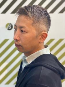 大人カッコいい20代30代40代アップバンクショート - BARBER-BAR 四谷店掲載