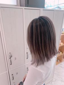 グレージュハイライト - HEARTS hair's五日市店掲載