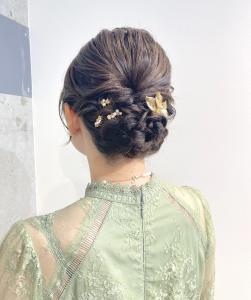 結婚式　浴衣　ゆるふわ似合わせヘアセット - MANOHARU掲載
