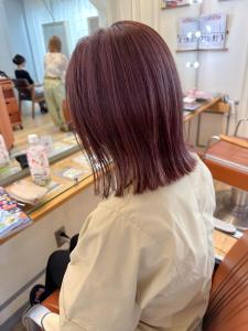 ピンクベージュ ハイトーンカラーボブ【横浜】k - Neolive aim 横浜店掲載