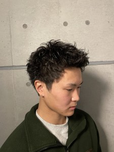 スパイキーショート /骨格矯正カット/アップバングショート - men's salon dot. lien掲載
