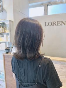 ＊LOREN＊ボブレイヤーミントグレージュ - LOREN掲載