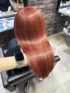 【pignon】髪質改善 酸熱ストレート ピンクカラー - 髪質改善 SEPT. 天神大名掲載