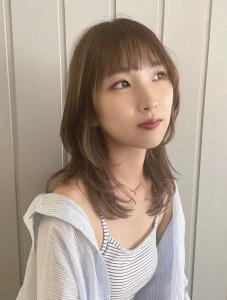 ハイライト シルキーベージュ レイヤーカット  - anon掲載