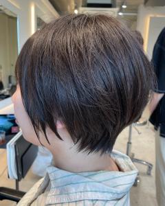 【三鷹　RISK 大橋佳菜子】耳掛けショート×アッシュ - HAIR DESIGN RISK掲載