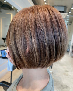 【三鷹　RISK 大橋佳菜子】グラデーションボブ×ハイライト - HAIR DESIGN RISK掲載