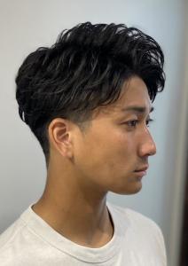 大人メンズ黒髪ビジネスパーマ　刈り上げ7:3 - ドルクス日本橋掲載