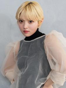 三軒茶屋_レディース_ショート_ハイトーン_ブリーチ_小顔 - HAIR & MAKE EARTH 三軒茶屋店掲載