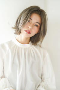 外ハネボブ♪ナチュラルカーキグレージュ☆20代30代40代 - shell国分寺【白髪ぼかし/ハイライト/髪質改善/縮毛矯正/ショート】掲載