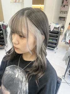 インナーホワイト！ - K&K hair design つつじが丘店掲載