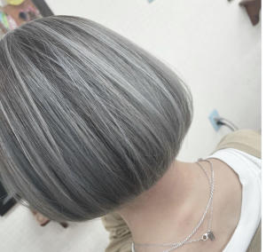 シルバーボブヘアカラー - 56hair掲載