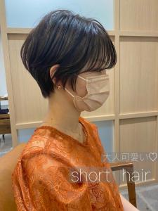 大人可愛いショート - 半個室型美容室 Sourire 九産大前店掲載