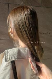 カーキベージュ×シルバー - 半個室型美容室 Sourire 九産大前店掲載