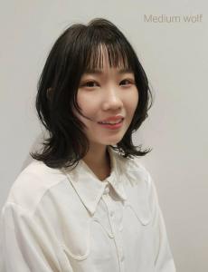 ミディアムレイヤースタイル - 半個室型美容室 Sourire 九産大前店掲載
