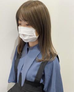 透け髪ベージュカラー - 半個室型美容室 Sourire 九産大前店掲載