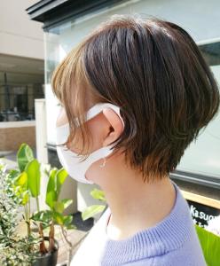 顔周りインナーカラー - 半個室型美容室 Sourire 九産大前店掲載