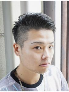 サイドパートスパイキーフェード - 半個室型美容室 Sourire 九産大前店掲載