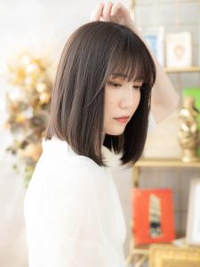 アッシュオリーブ前下がり艶髪エアストレート グレージュカラー - COVER HAIR bliss【カバーヘア ブリス】志木/志木南口駅前店掲載