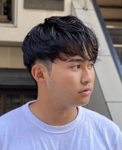 ニュアンスパーマ　刈り上げマッシュ風　ダウンバング - ドルクス日本橋掲載