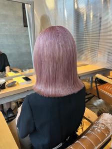 ペールピンク × ぱっつんボブ - ROMA【ローマ】銀座店掲載