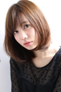 小顔を作るひし形シルエット大人ボブ - ?mu 新宿掲載