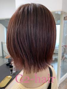 レッドバイオレット×外ハネボブ - G2－hair掲載