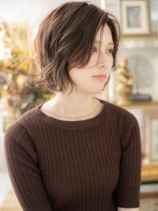 かきあげ前髪くせ毛風ショートマッシュパーマ グレージュアッシ - COVER HAIR & SPA bliss【カバーヘア アンド スパ ブリス】浦和/浦和西口店掲載