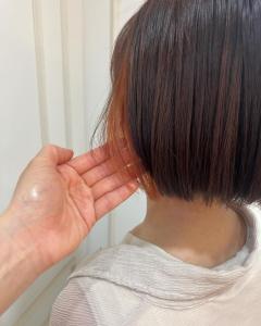 【crop es辻堂　藤田】オレンジインナーボブ - crop-es湘南辻堂掲載