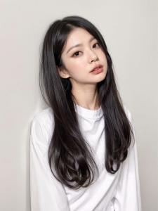 【髪質改善】ロングストレート暗髪アッシュブラックヘア - ECLART Reala 藤沢店掲載