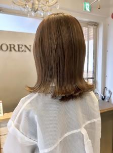 ＊LORENハイライトで作るオリーブベージュカラー＊ - LOREN掲載
