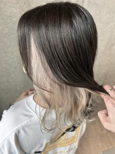 インナーカラー×ホワイトベージュ　デザインカラー - CELL掲載