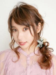 三軒茶屋_レディース_セミロング_ブラウン_ヘアアレンジ_ - HAIR & MAKE EARTH 三軒茶屋店掲載
