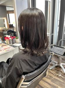 暗髪ボブウルフ・くびれミディアム - hair＆make egerie掲載