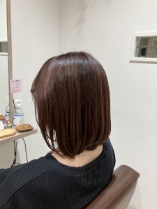 【お肌をキレイに見せる】ピンクベージュカラーで大人のボブ - LOHAS Hair ANGIE掲載