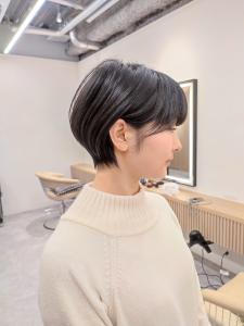 黒髪でも可愛い耳掛けショート - GLROW掲載