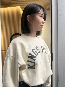 前髪カット顔まわり似合わせ外ハネくびれレイヤーミディ - GLROW掲載