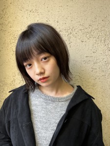 ナチュラルセットの切りっぱなしボブ - GLROW掲載