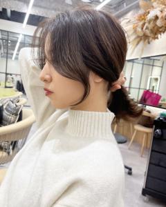 韓国顔まわり前髪カット結んでも可愛い小顔カット - GLROW掲載