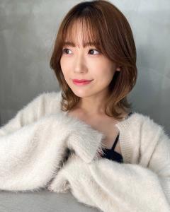 韓国顔まわり前髪シースルーくびれミディアム - GLROW掲載