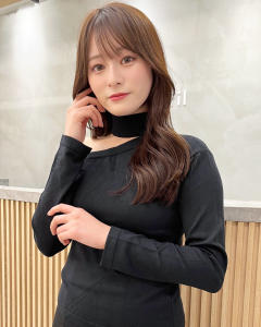 韓国顔まわりシースルー前髪カットくびれ巻き - GLROW掲載