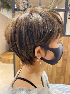 大人ショートスタイル/30代/ベージュ/岩政 - terrace hair & botanical掲載