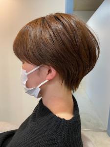 大人ショートスタイル/40代/カッパーブラウン/岩政 - terrace hair & botanical掲載