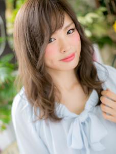 斜めバングでふんわりリラクシー♪　カーキベージュ - COVER HAIR & SPA bliss 浦和西口店【カバー ヘア アンド スパ ブリス】掲載