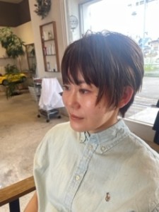 ステップボーンカットショートスタイル - DAM hair garden掲載