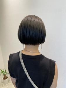 コンパクトにミニボブ - 半個室 rire hair 千早店掲載