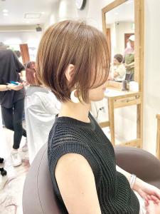 こなれショートボブ×アースカラー/ニュアンスカラー - RAPPOR 南流山店掲載