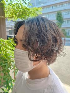 メンズミディアム　パーマ - NAP hair &Nalow homme掲載