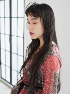 三軒茶屋_レディース_ロング_ブラック_コテ巻き_パーマ - HAIR & MAKE EARTH 三軒茶屋店掲載